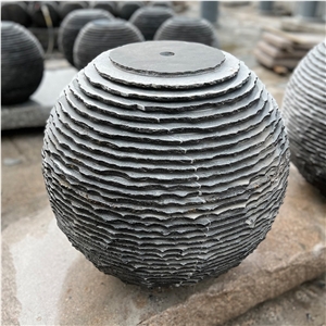 Stone Ball Fountain Stone Sphere Granite