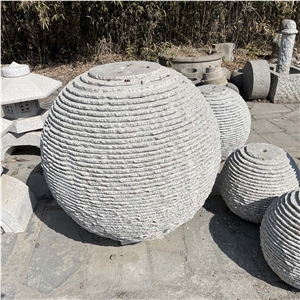 Stone Ball Fountain Stone Sphere Granite
