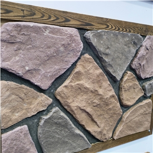 Multicolor Artificial Culture Stone For Outdoor Wall Patch