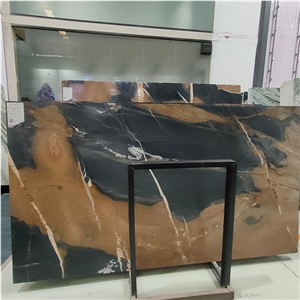 Black And Brown Stone Jacob Black Marble  For Background