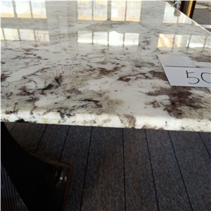Brazilian Splendor White Granite Table For Home Interior Design