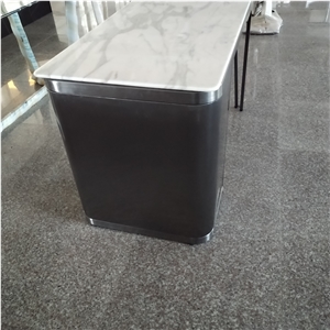 Calacatta White Marble Square Table Top For Restaurant