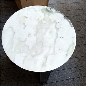 Modern Decor White Round Coffeetea End Table Top