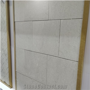 Natural Beige Limestone Wall Tiles For Villa Bathroom