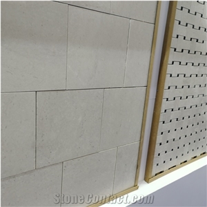 Natural Beige Limestone Wall Tiles For Villa Bathroom