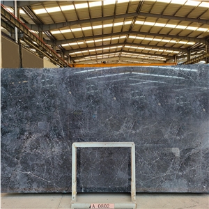 Polished 2400Mm*1200Mm Manion Grey Marble Slab For Wall
