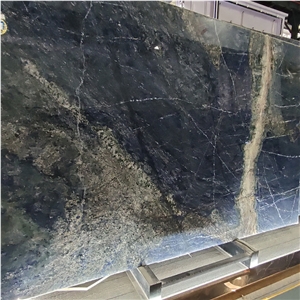 Upscale Exotic Blue Sodalite Slabs For High-End Hotel Villa
