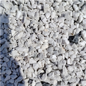 White Thassos Marble Crushed Stone For Garden Paving  Path