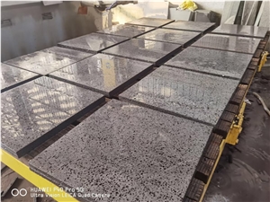 Machine Cut Grey Basalt Tiles Black Volcanic Lava Stone Tile