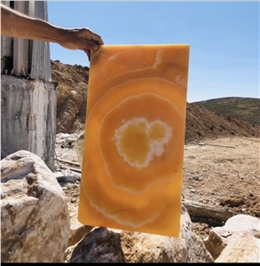 Large Orange Onyx Blocks