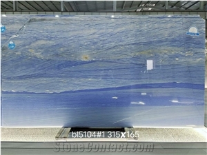 Good Quality Azul Macaubas Quartzite Slab For Sale