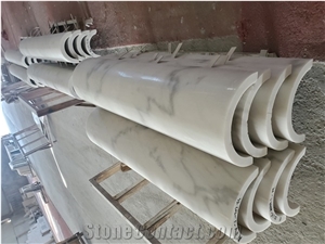 Guangxi White Marble Column,Optimustone Column