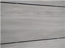 Cheap White Wood Vein Polished Marble Tiles For Wall Floor