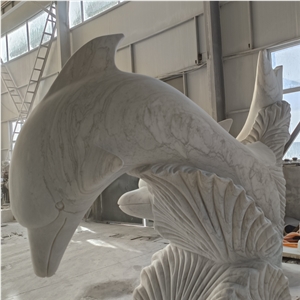 Marble Dolphin Statue Animal Statue For Sale