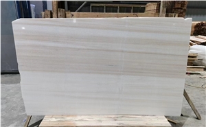 Eurasian White Wood Marble Slab