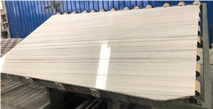 Eurasian White Wood Marble Slab