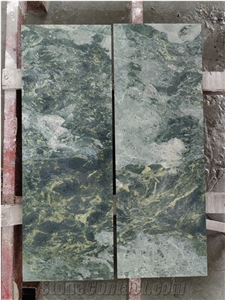 The Wiz Green Marble Honed Slabs