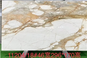 Calacatta Gold Marble Slab For Flooring