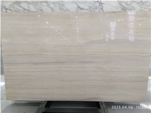 Wooden Gingko Marble Slab For Home Decoration