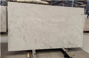 New Arrival Cross Cut White Wooden Marble For Hotel Project