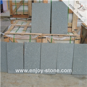 G612 Green Granite/Olive Green/Granite Tiles Bush Hammered