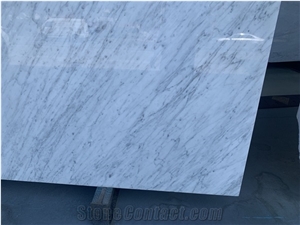 Bianco Carrara White Marble Slab Tiles