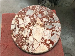 Bulgari Red Marble Slab Tiles