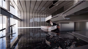 Hilton Grey Marble Slab Tiles China