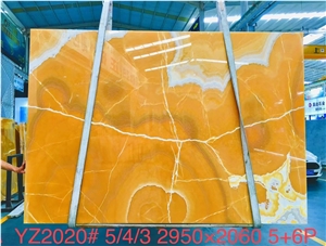 Orange Onyx Slab Tile