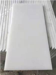 Sichuan Pure White Marble Slab Tiles China