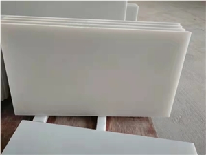 Sichuan Pure White Marble Slab Tiles China