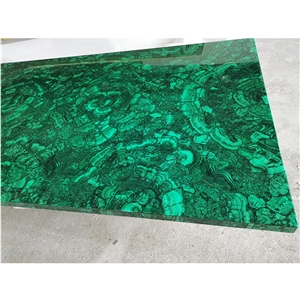 Green Malachite Semiprecious Stone Big Slab