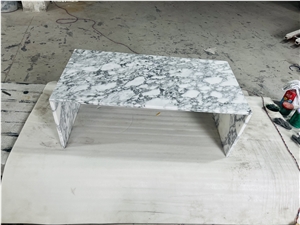 Arabescato White Marble Coffee Tables Modern Design