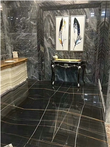 Black Aziza Marble For Hotel Projects