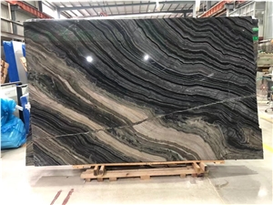 Black Wooden Marble For Wall Claddings