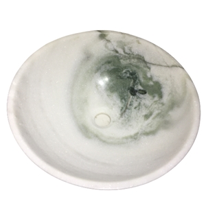Custom Panda White Marble Wash Basins