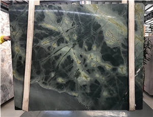 Dreaming Green Marble Slab For Hotel Project