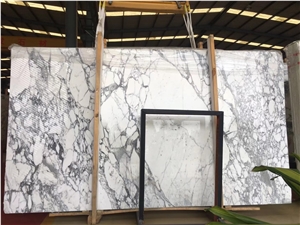 Luxury Italy Arabescato White Marble For Cut To Size