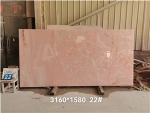 Pink Onyx Stone For Home Decoration