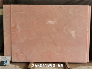 Popular Pink Onyx Stone For Cut To Size