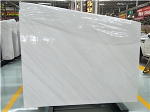 Pure White Sivec Marble For Flooring Tiles