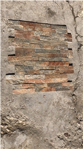 Rusty Quartzite Stacked Stone Cladding Panels