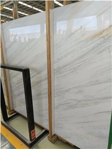 Dior White Marble Slab With High Gloss