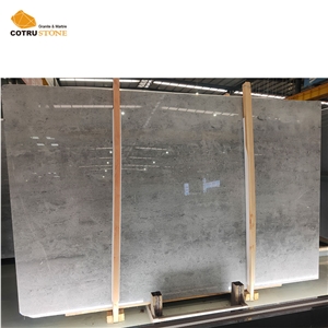 Natural Moonlight Grey Marble Slabs In Stock Ash For Decor