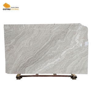 Natural Stone White Wood Veins Marble Slabs