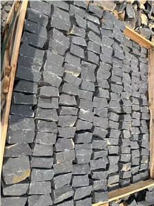 Black Basalt Cobble, ZP Basalt Cobble Stone Setts