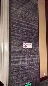 China Ink Jade Matrix Grey Marble Black Illusion Slab Tile