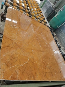 China Kellen Gold Marble Karen Golden Stone Slab Tile