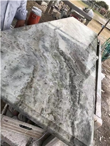 India Glacier Sands Fantasy Brown Marble Big Polished Slab