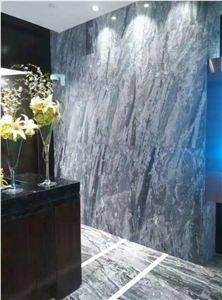 Silver Waves Marble Grey Stone Big Slab Home Wall Tile